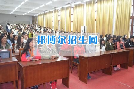 四川省檔案學校行2014級學生高考誓師大會