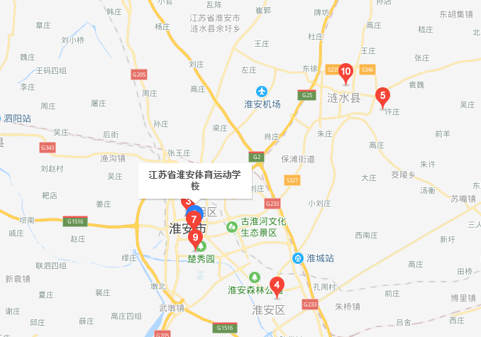 淮安體育運動學校地址在哪里