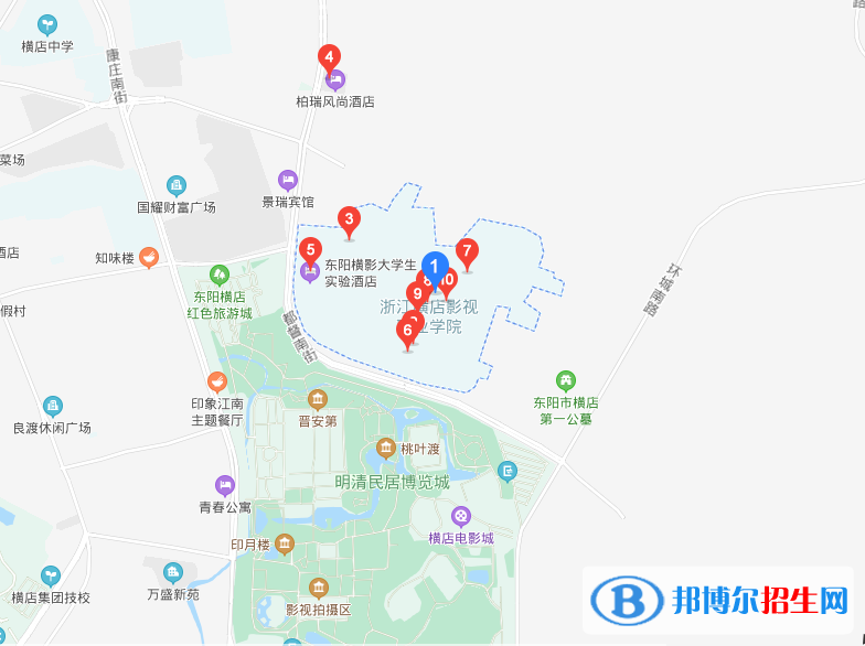 浙江橫店影視職業(yè)學院地址在哪里