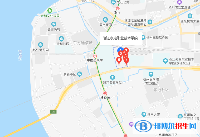 浙江機電職業(yè)技術(shù)學(xué)院地址在哪里