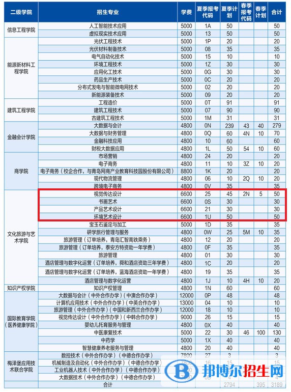 山東理工職業(yè)學(xué)院藝術(shù)類專業(yè)有哪些？（藝術(shù)類專業(yè)）？