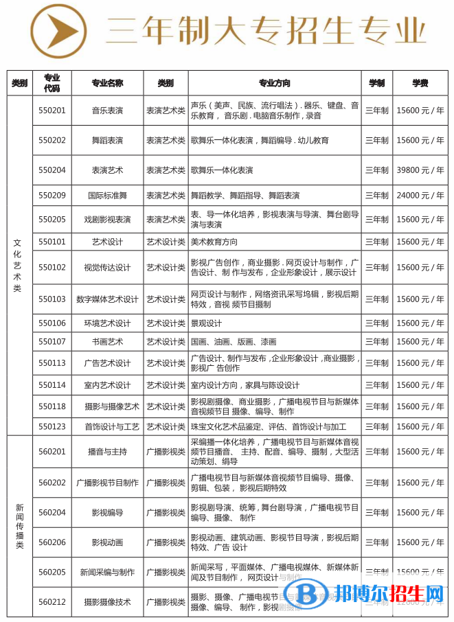 昆明藝術(shù)職業(yè)學(xué)院藝術(shù)類專業(yè)有哪些？