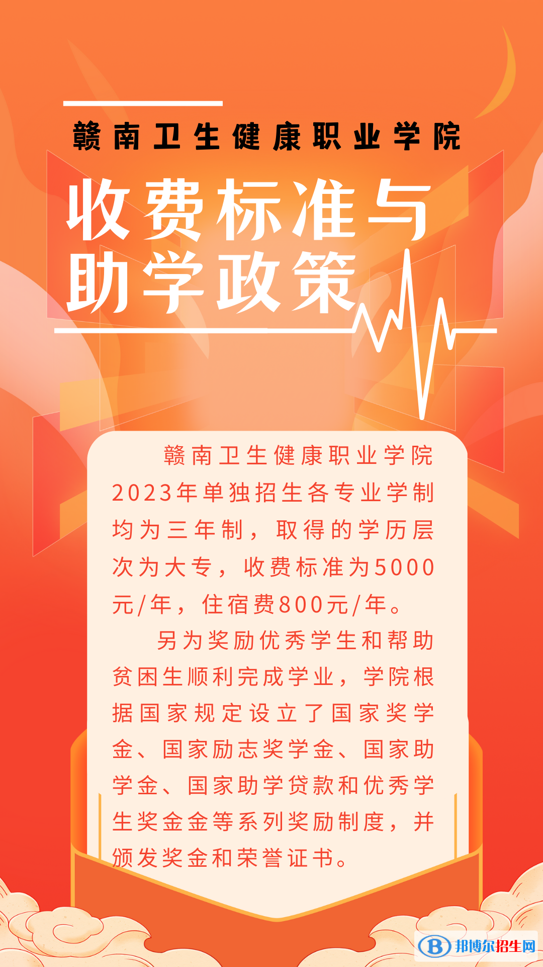 贛南衛(wèi)生健康職業(yè)學(xué)院?jiǎn)握?023年學(xué)費(fèi)匯總
