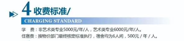 承德應用技術職業(yè)學院單招2023年學費匯總