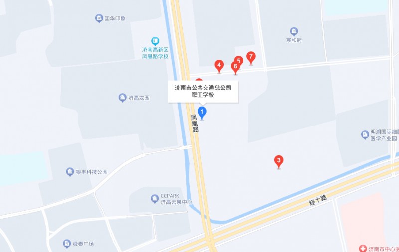 濟(jì)南市公共交通職業(yè)高級中學(xué)地址，乘車路線