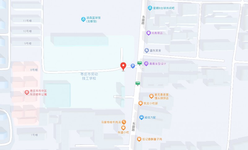 棗莊市龍都中等職業(yè)學(xué)校地址，乘車路線