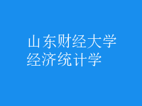 經(jīng)濟(jì)統(tǒng)計學(xué)
