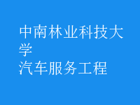 汽車(chē)服務(wù)工程