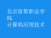 計算機應用技術