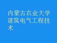 建筑電氣工程技術(shù)