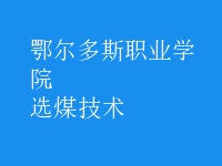 選煤技術(shù)