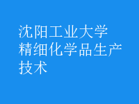 精細(xì)化學(xué)品生產(chǎn)技術(shù)