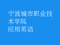 應(yīng)用英語(yǔ)