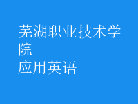 應(yīng)用英語(yǔ)