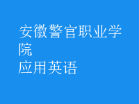 應(yīng)用英語(yǔ)
