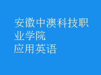 應(yīng)用英語(yǔ)