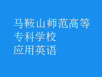 應(yīng)用英語(yǔ)