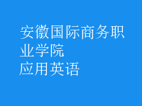 應(yīng)用英語(yǔ)
