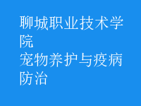 寵物養(yǎng)護(hù)與疫病防治