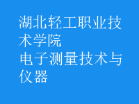 電子測量技術(shù)與儀器