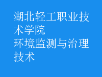 環(huán)境監(jiān)測與治理技術(shù)