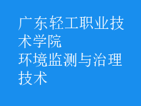 環(huán)境監(jiān)測與治理技術(shù)