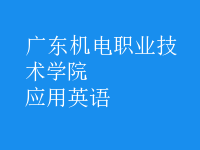 應(yīng)用英語(yǔ)