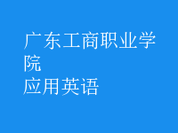 應(yīng)用英語