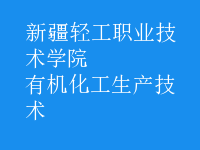 有機化工生產(chǎn)技術(shù)