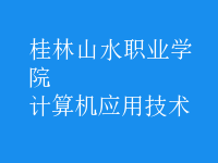 計算機應(yīng)用技術(shù)