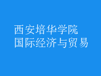 國際經(jīng)濟與貿易