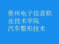 汽車整形技術